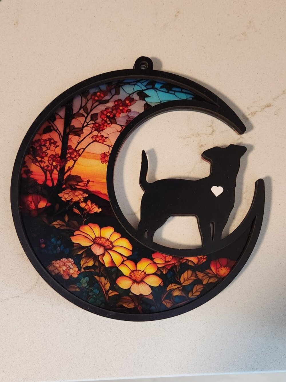 NWT: Dog Memorial Suncatcher, Sympathy Card, Keychain - Picture 4 of 7